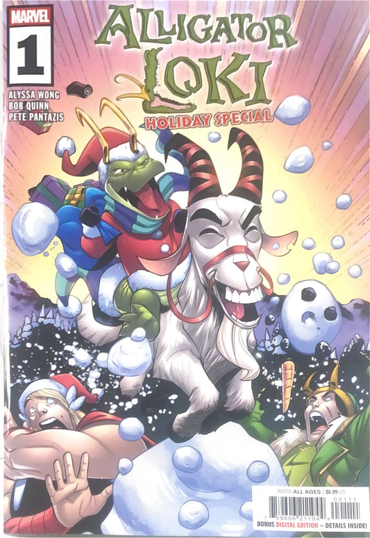 MARVEL COMICS ALLIGATOR LOKI HOLIDAY SPECIAL #1