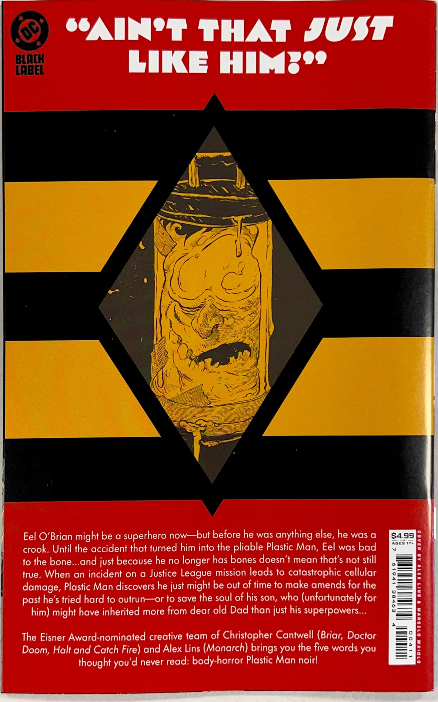 DC COMICS PLASTIC MAN NO MORE #4