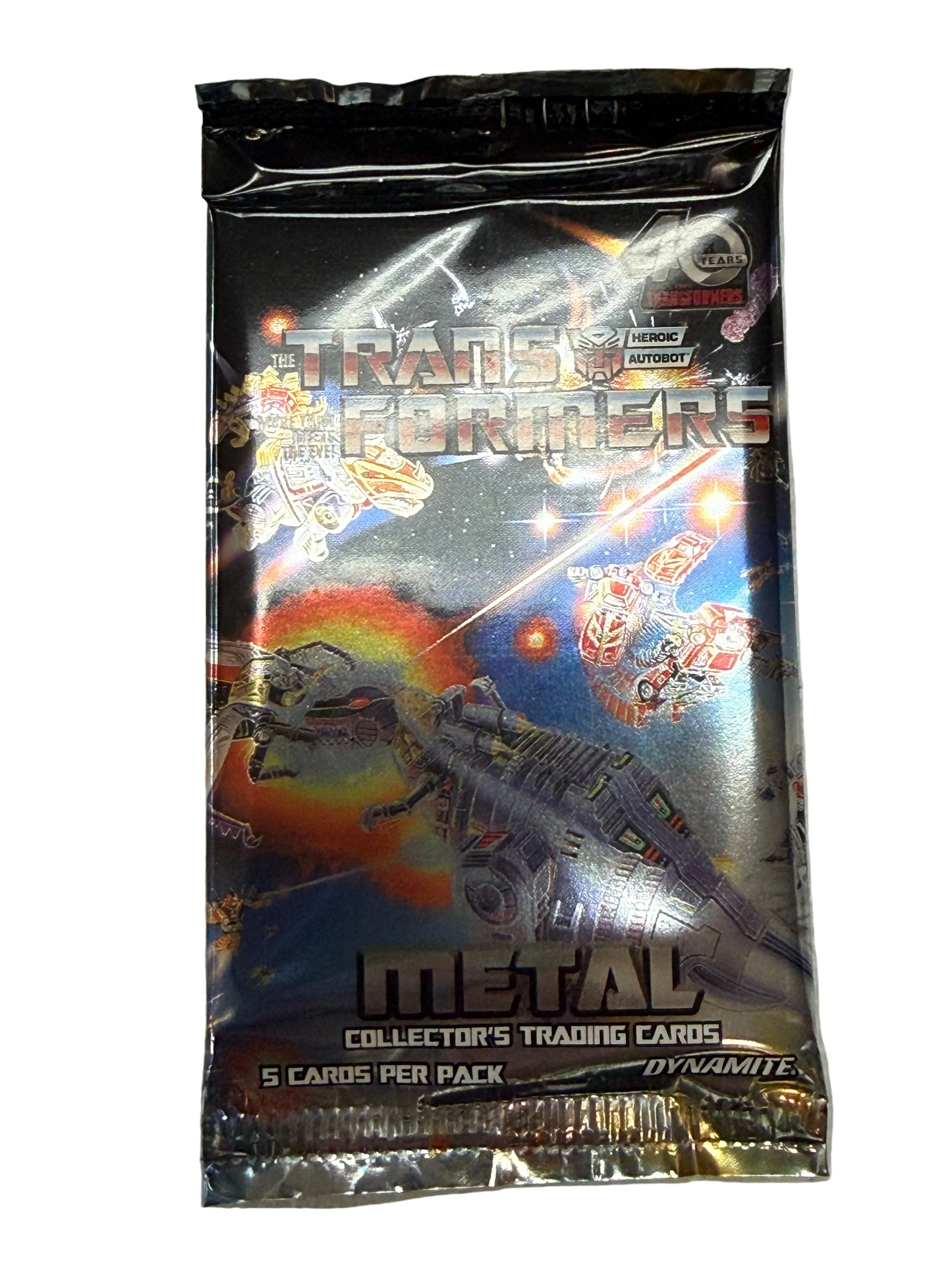 TRANSFORMERS METAL COLLECTORS TRADING CARDS, DYNOMITE