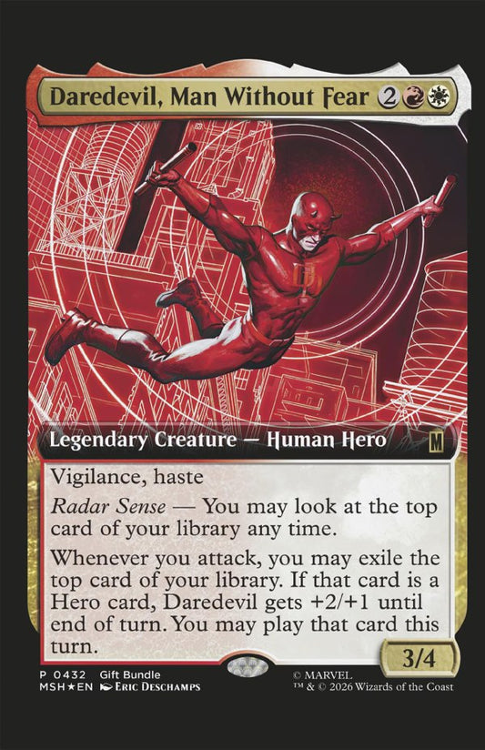 MARVEL DAREDEVIL #4 MAGIC THE GATHERING VARIANT