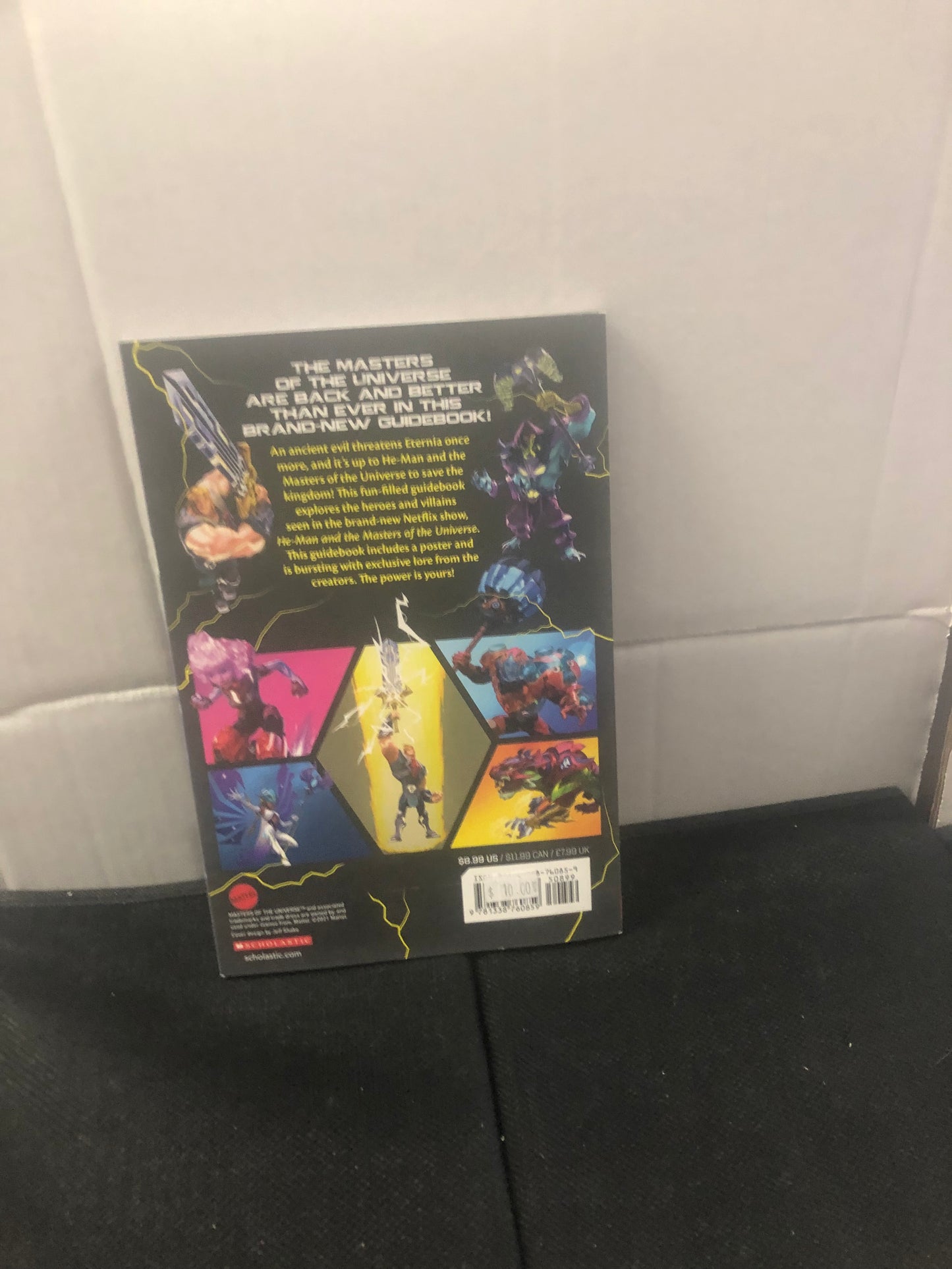 SCHOLASTIC HE-MAN AND THE MASTERS OF THE UNIVERSE HEROES AND VILLAINS GUIDEBOOK (2021)
