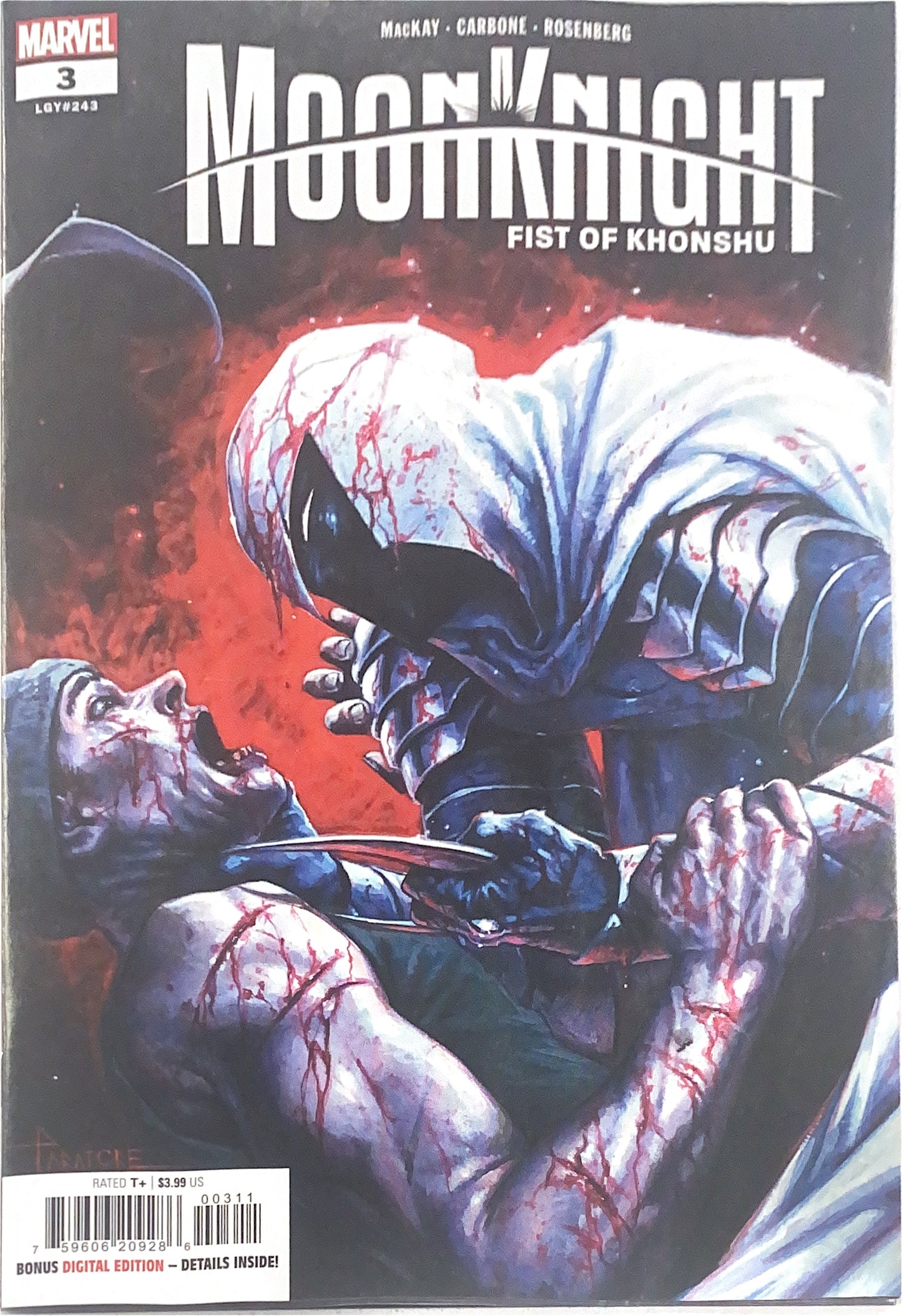 MARVEL COMICS MOON KNIGHT FIST OF KHONSHU #3