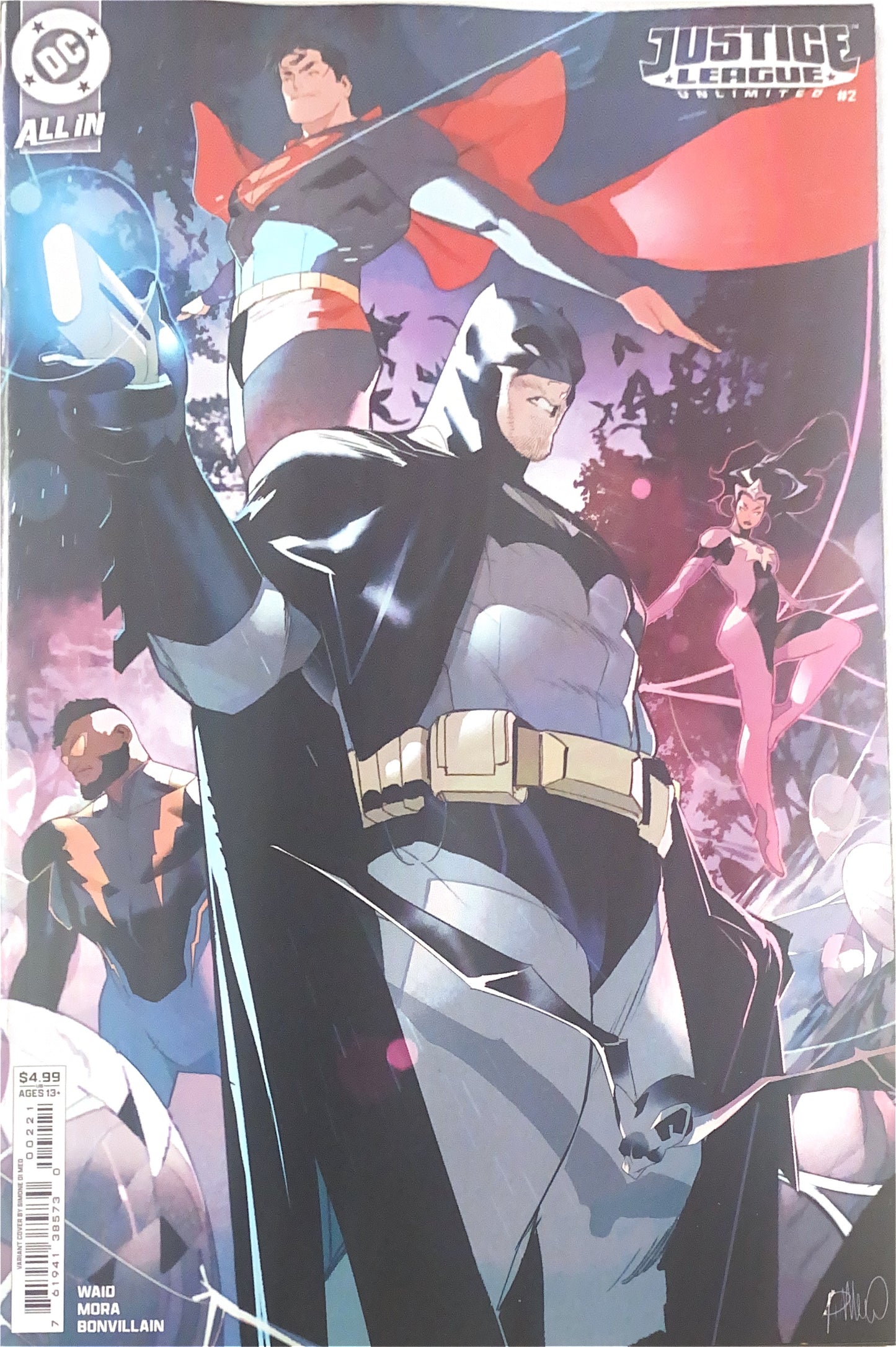 DC COMICS JUSTICE LEAGUE UNLIMITED #2 COVER B