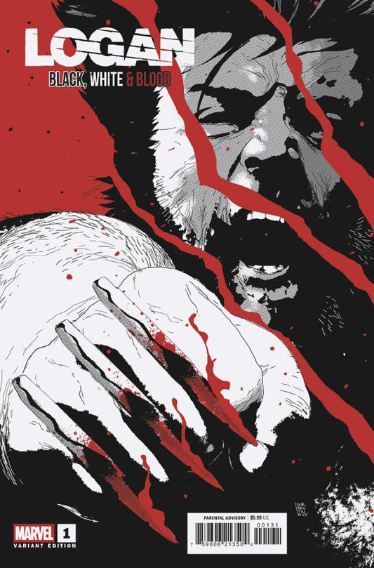 MARVEL LOGAN: BLACK, WHITE & BLOOD #1 ANDREA SORRENTINO VARIANT