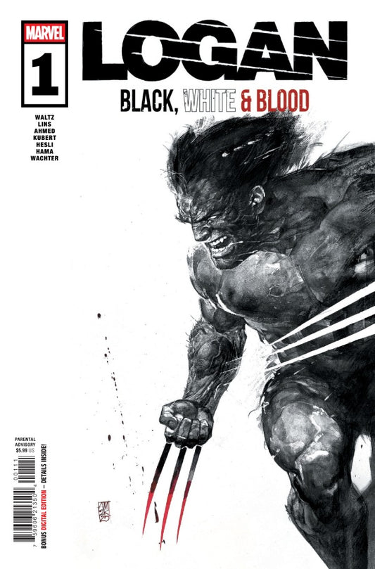 MARVEL LOGAN: BLACK, WHITE & BLOOD #1