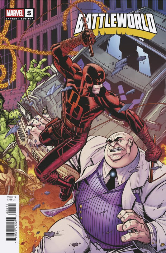 MARVEL BATTLEWORLD #5 NICK BRADSHAW 5-PART CONNECTING VARIANT E
