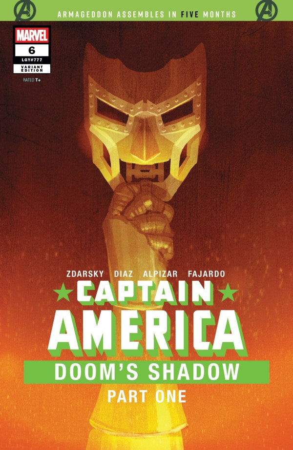 MARVEL COMICS CAPTAIN AMERICA #6 CHIP ZDARSKY SPOILER VARIANT