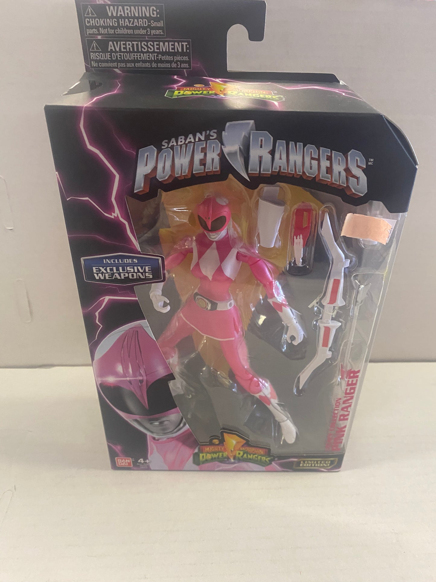 BANDAI POWER RANGERS LEGACY COLLECTION PINK RANGERS LIMITED EDITION (2017)