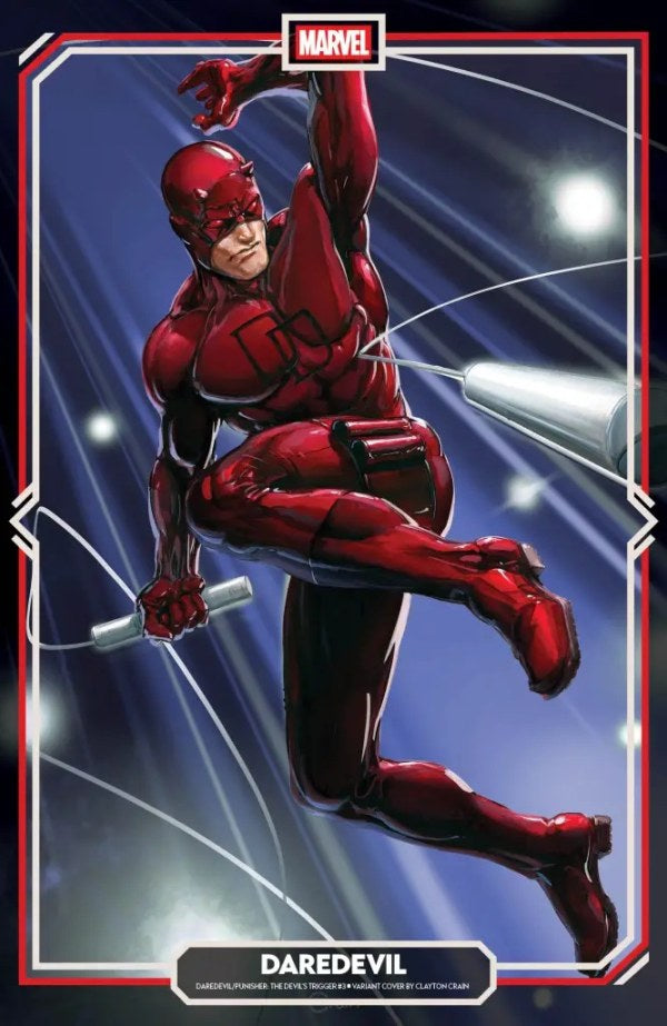 MARVEL COMICS DAREDEVIL/PUNISHER: THE DEVIL'S TRIGGER #3 CLAYTON CRAIN VARIANT