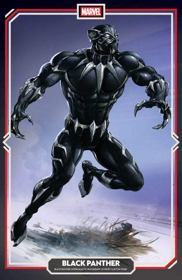 MARVEL COMICS BLACK PANTHER: INTERGALACTIC #2 CLAYTON CRAIN VARIANT