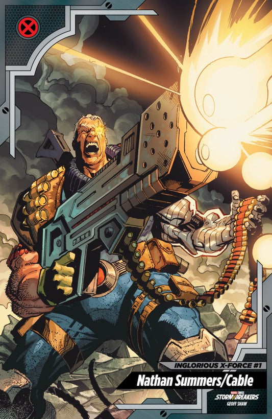 MARVEL COMICS INGLORIOUS X-FORCE #1 GEOFF SHAW X-MEN TRADING CARD VARIANT