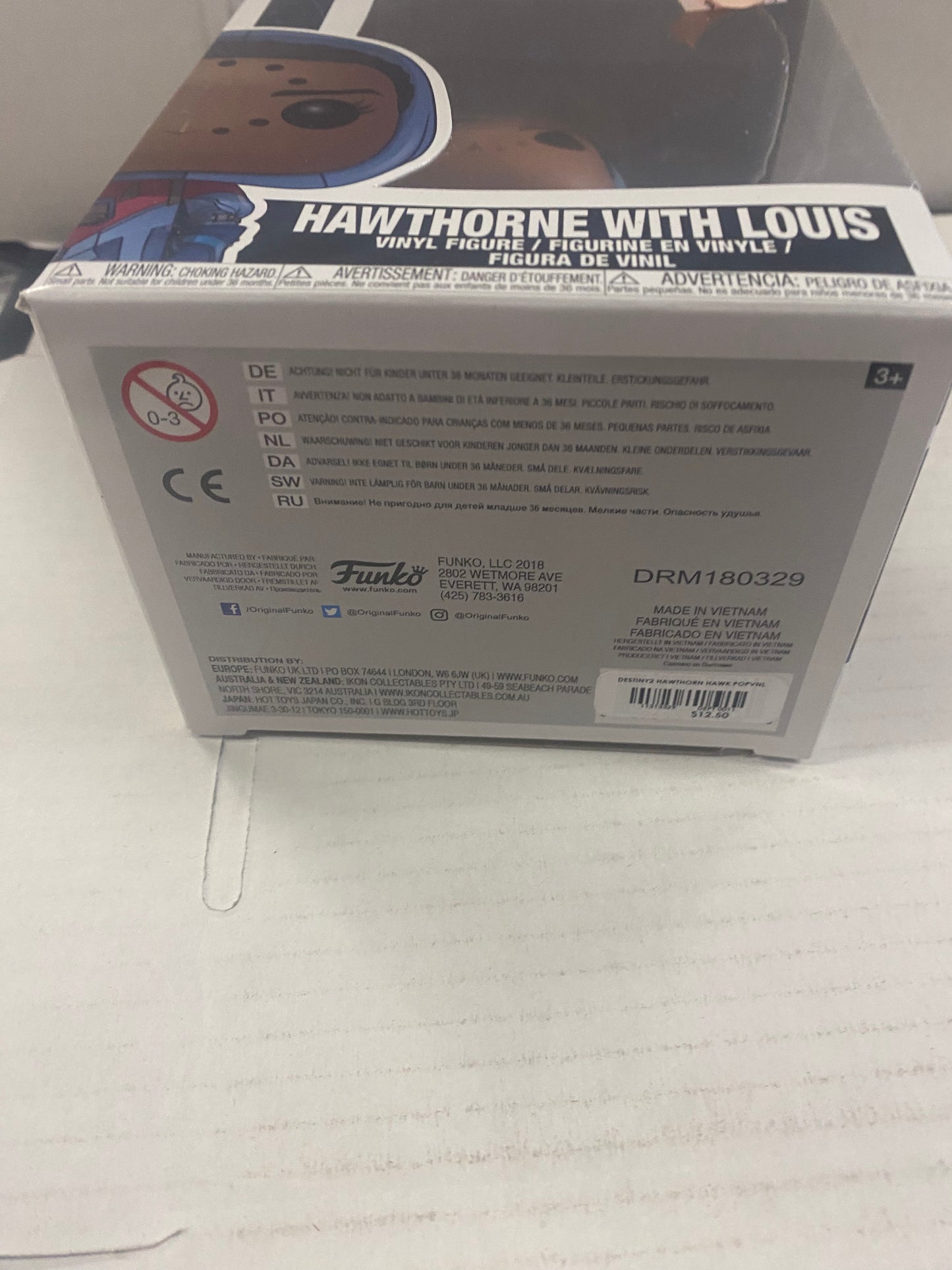 FUNKO POP GAMES DESTINY #337 HAWTHORNE WITH LOUIS
