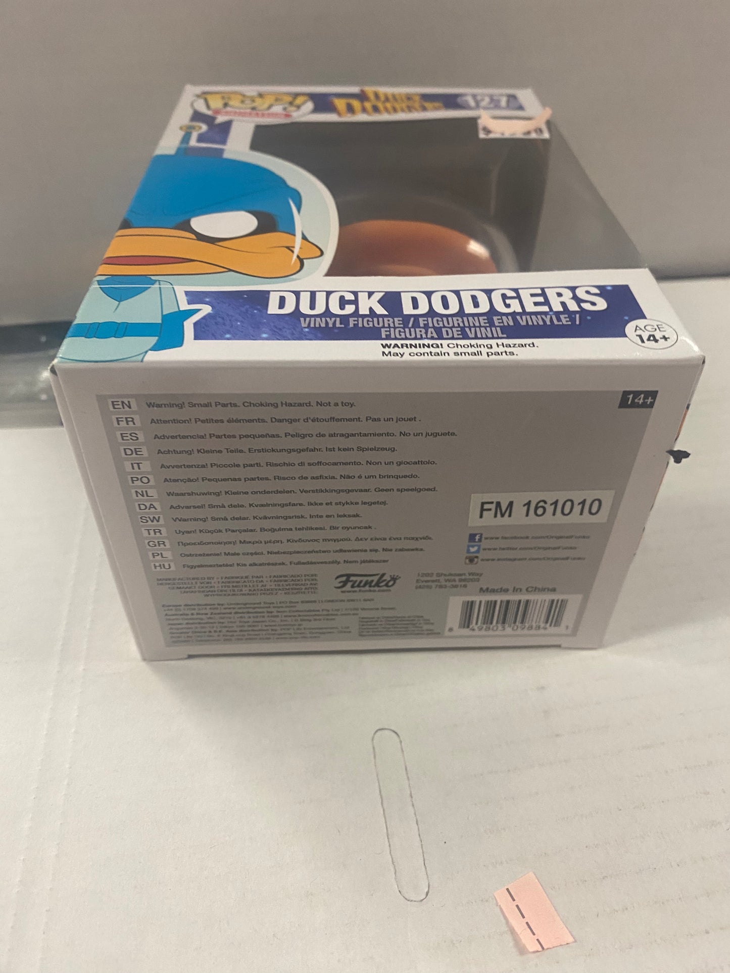 FUNKO POP ANIMATION DUCK DODGERS #127 DUCK DODGERS