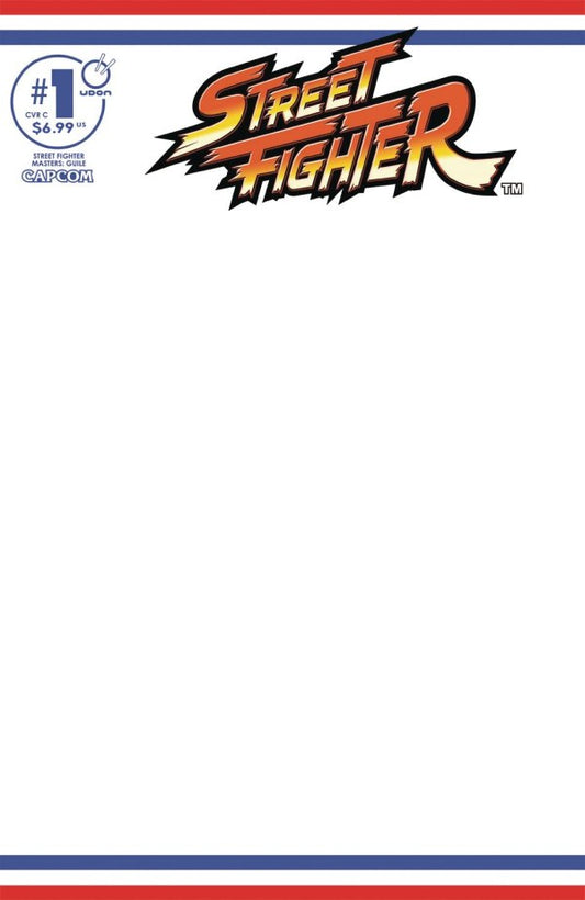 STREET FIGHTER MASTERS GUILE #1 (ONE SHOT) CVR C BLANK SKETCH VAR