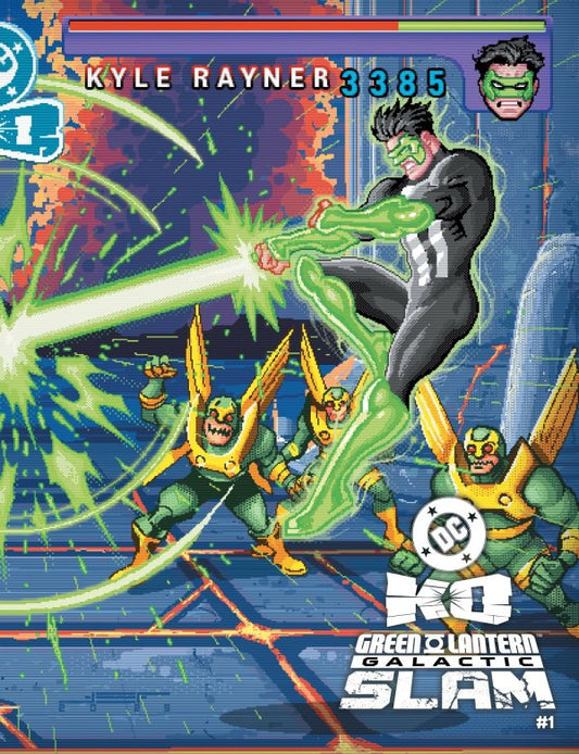 DC K.O. GREEN LANTERN GALACTIC SLAM #1 (ONE SHOT) CVR E JUAN FERREYRA WRAPAROUND CARD STOCK VAR
