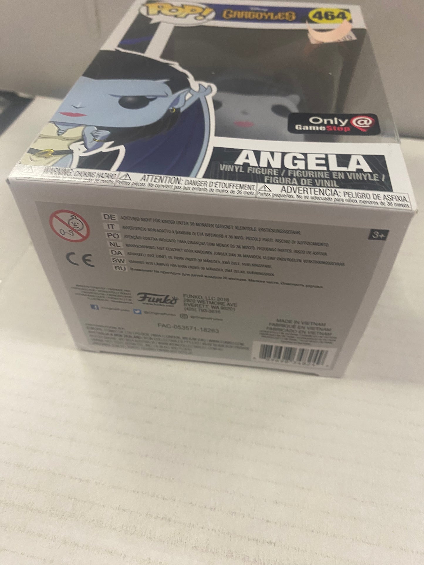 FUNKO POP GARGOYLES #464 ANGELA GAMESTOP EXCLUSIVE