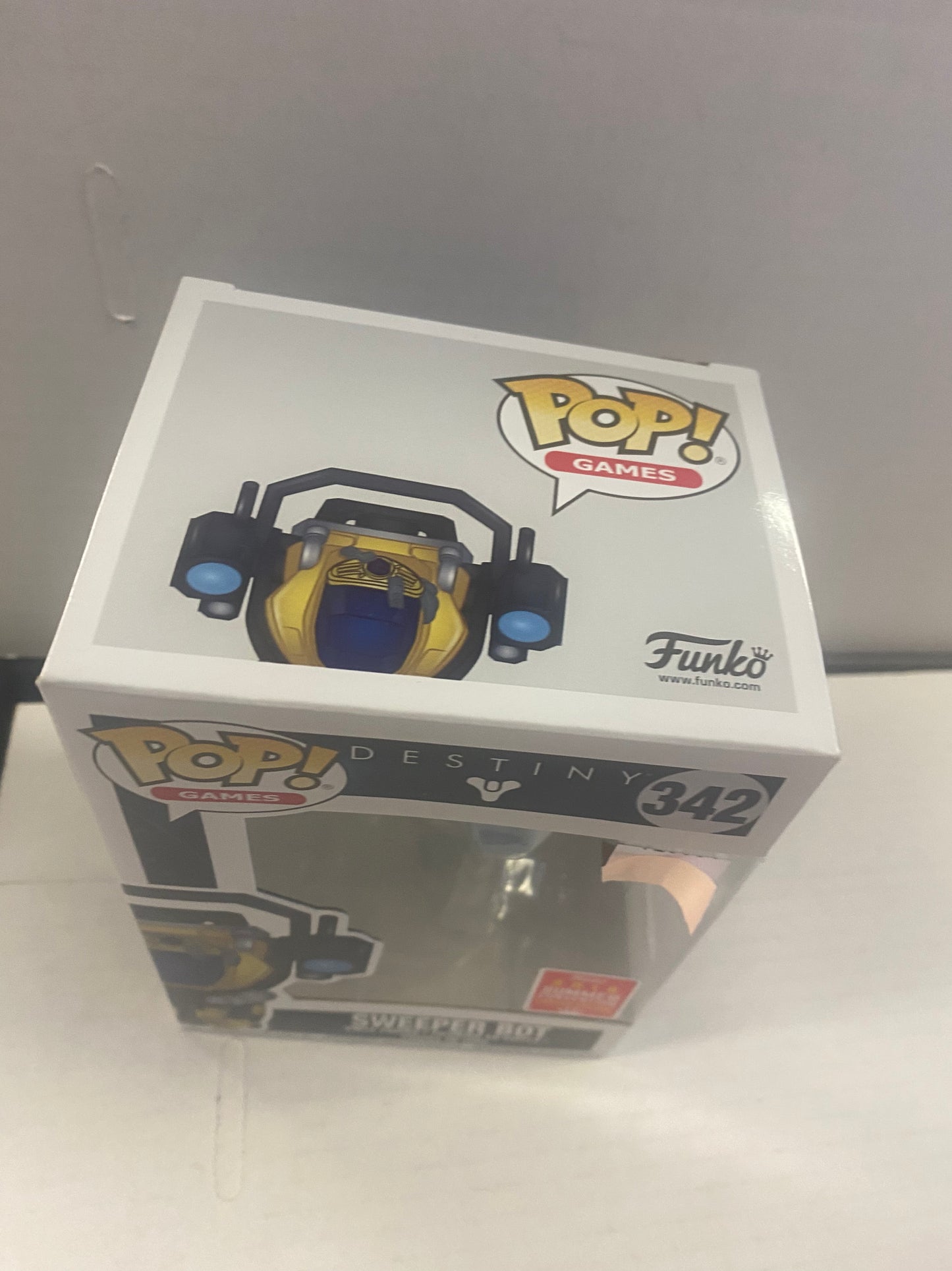 FUNKO POP GAMES DESTINY #342 SWEEPER BOT 2018 SUMMER CONVENTION LIMITED EDITION