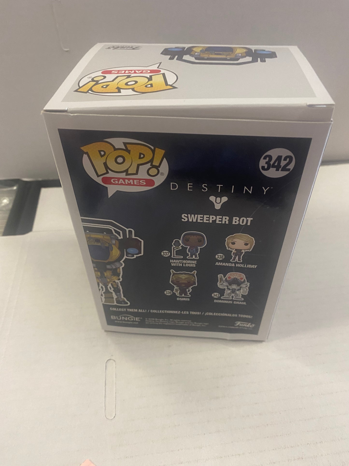 FUNKO POP GAMES DESTINY #342 SWEEPER BOT 2018 SUMMER CONVENTION LIMITED EDITION