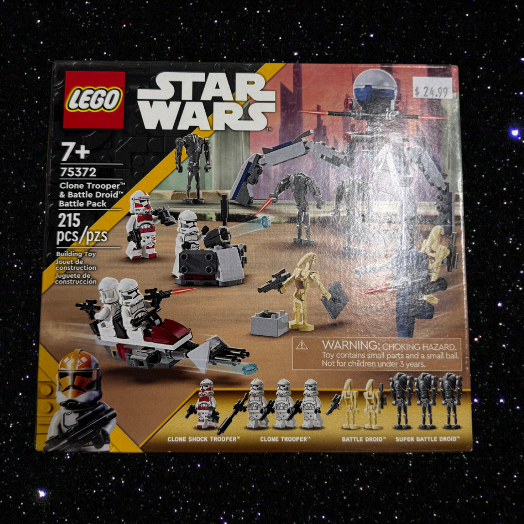 LEGO STAR WARS #75372 CLONE TROOPER & BATTLE DROID BATTLE PACK 215 pcs/pzs building toy