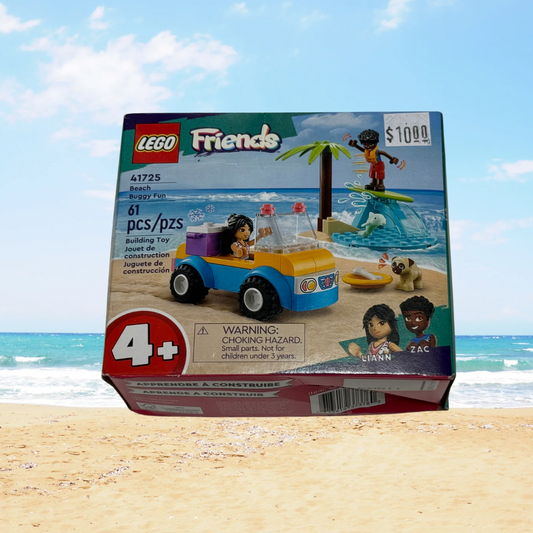 LEGO SET #41725 FRIENDS BEACH BUGGY FUN BUILDING KIT