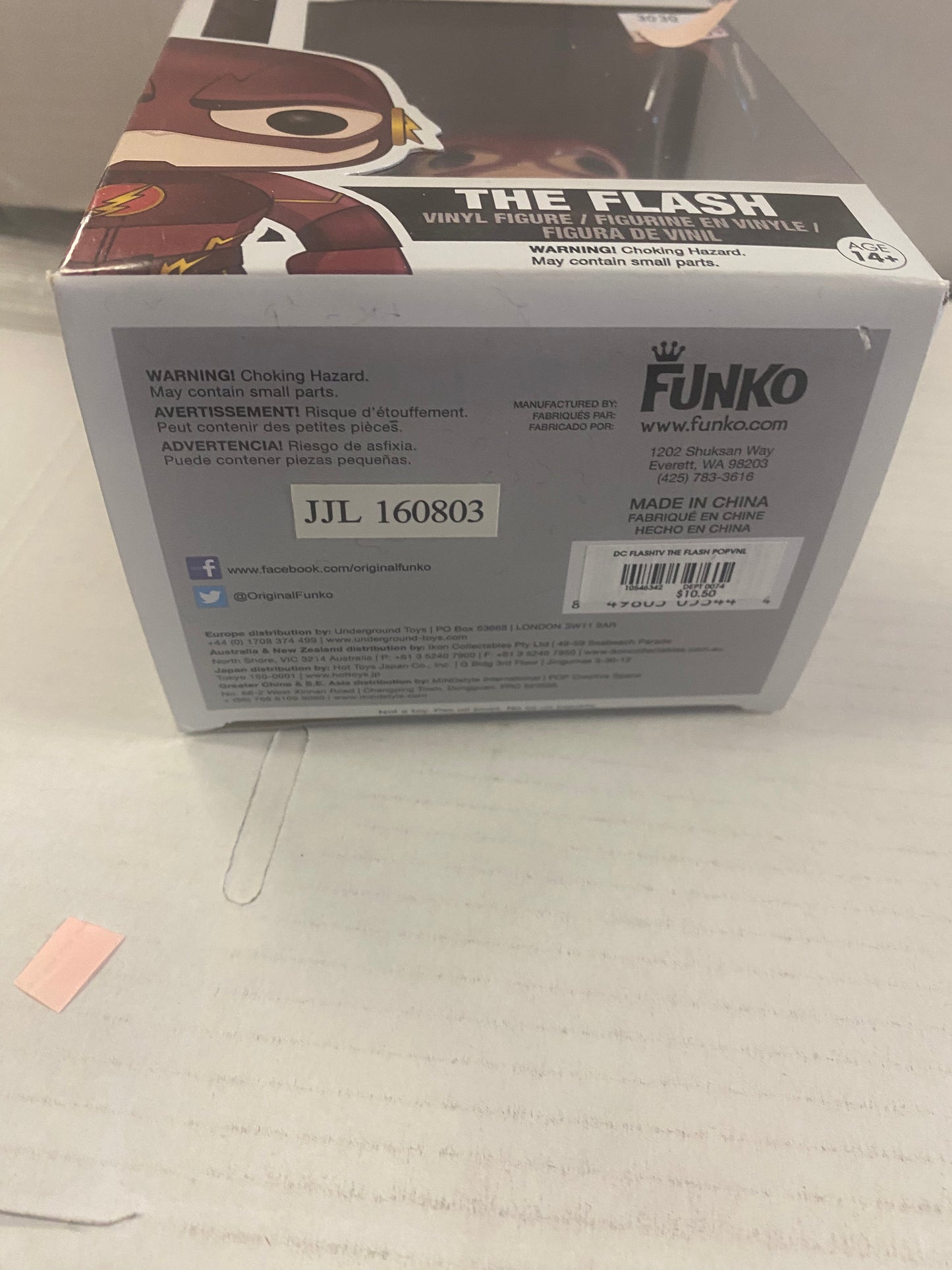 FUNKO POP TELEVISION THE FLASH # 213 THE FLASH