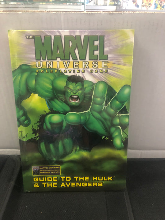 MARVEL COMICS THE MARVEL UNIVERSE ROLEPLAYING GAME GUIDE TO THE HULK& THE AVENGERS (2003)