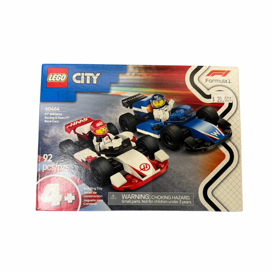 LEGO SET # 60464 F1 WILLIAMS RACING &HASS F1 92 pcs