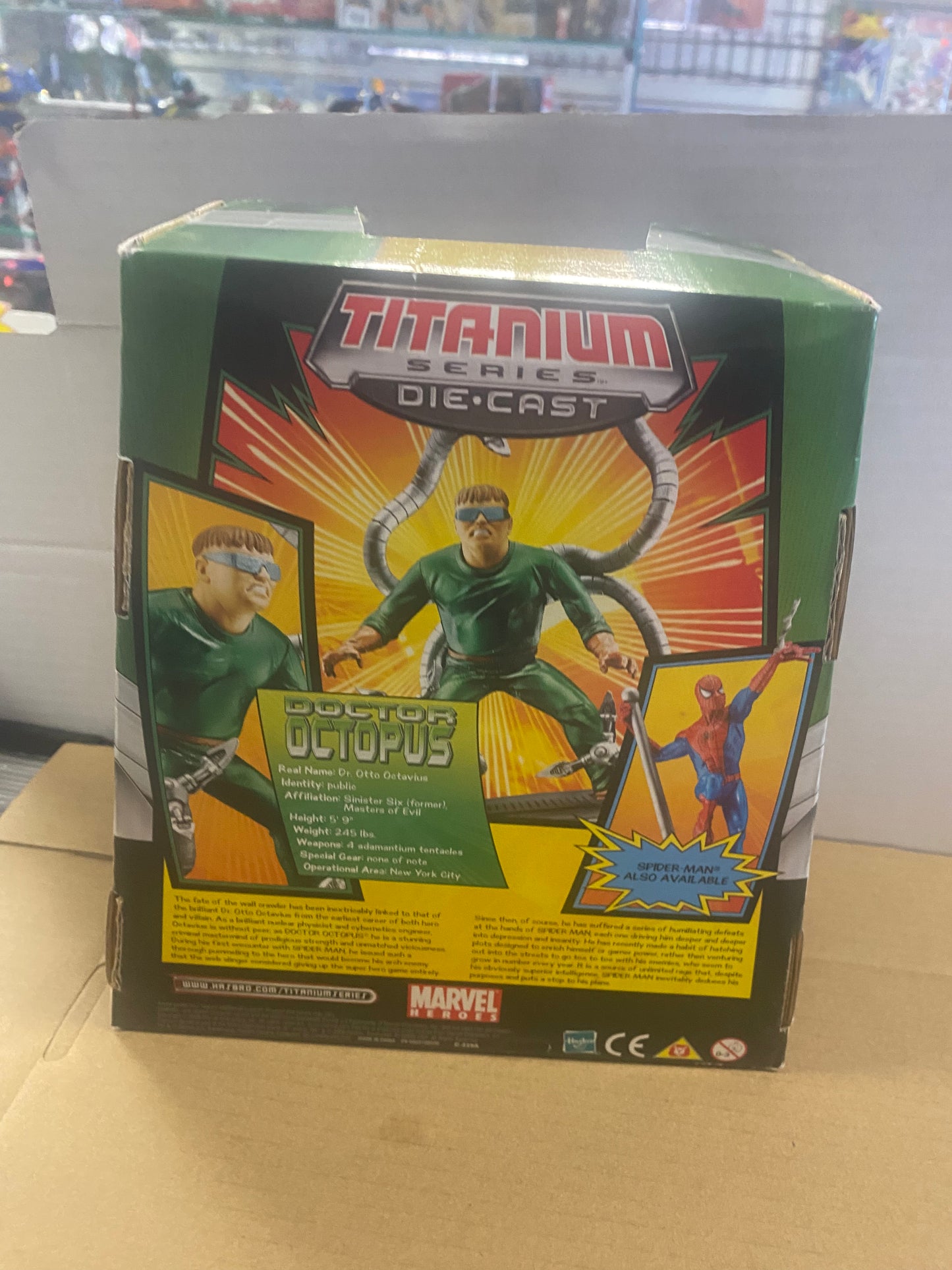 GALOOB MIRCO MACHINES TITANIUM SERIES DOCTOR OCTOPUS EXCLUSIVE PATINA FINISH