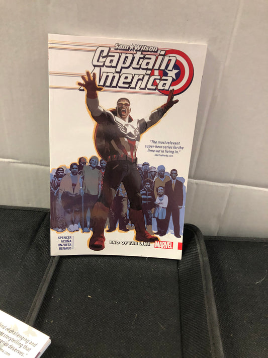 MARVEL COMICS SAM WILSON CAPTAIN AMERICA END OF THE LINE (2017)