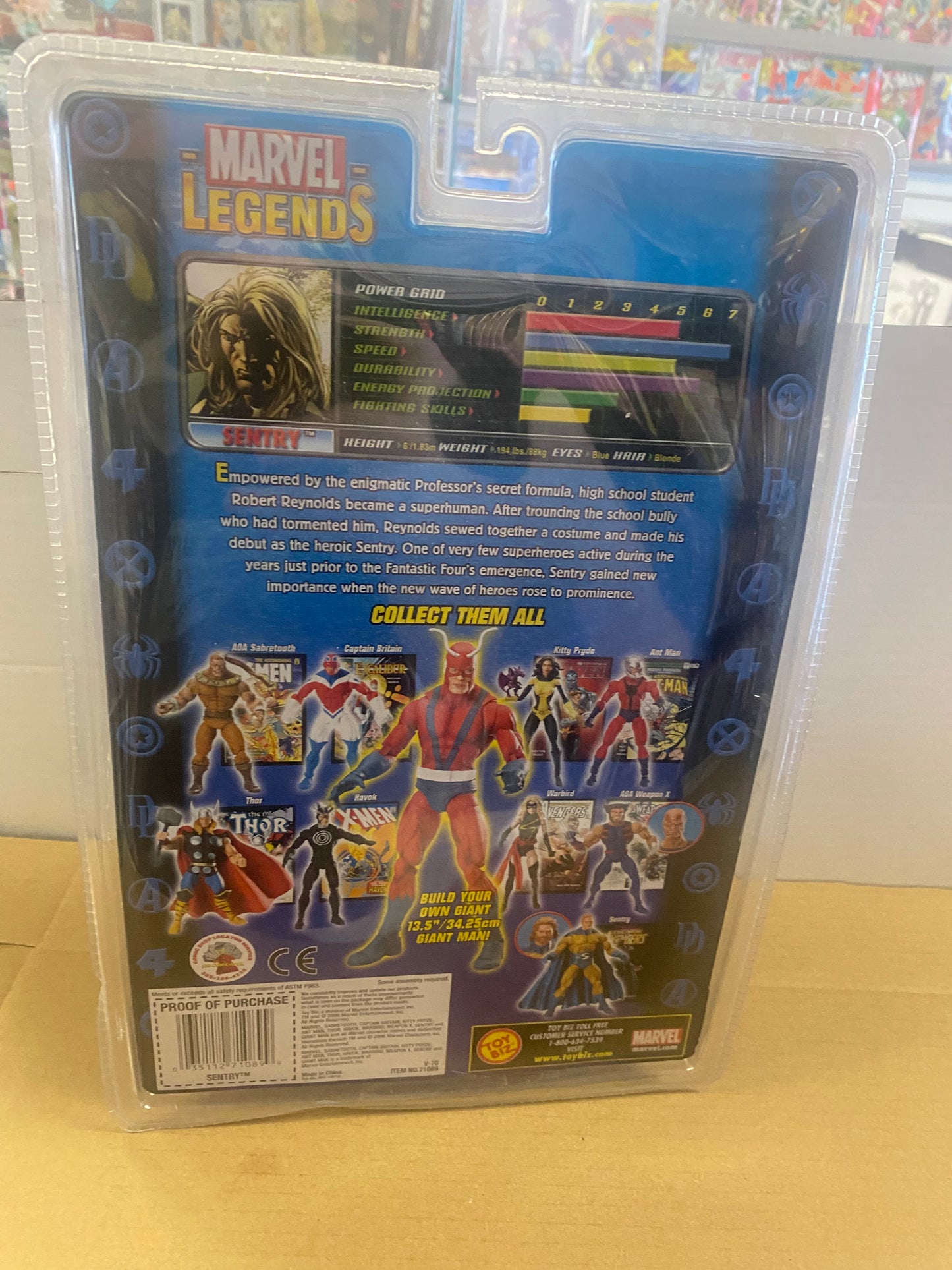 TOYBIZ MARVEL LEGENDS SENTRY GIANT MAN BUILD A FIGURE (2006)