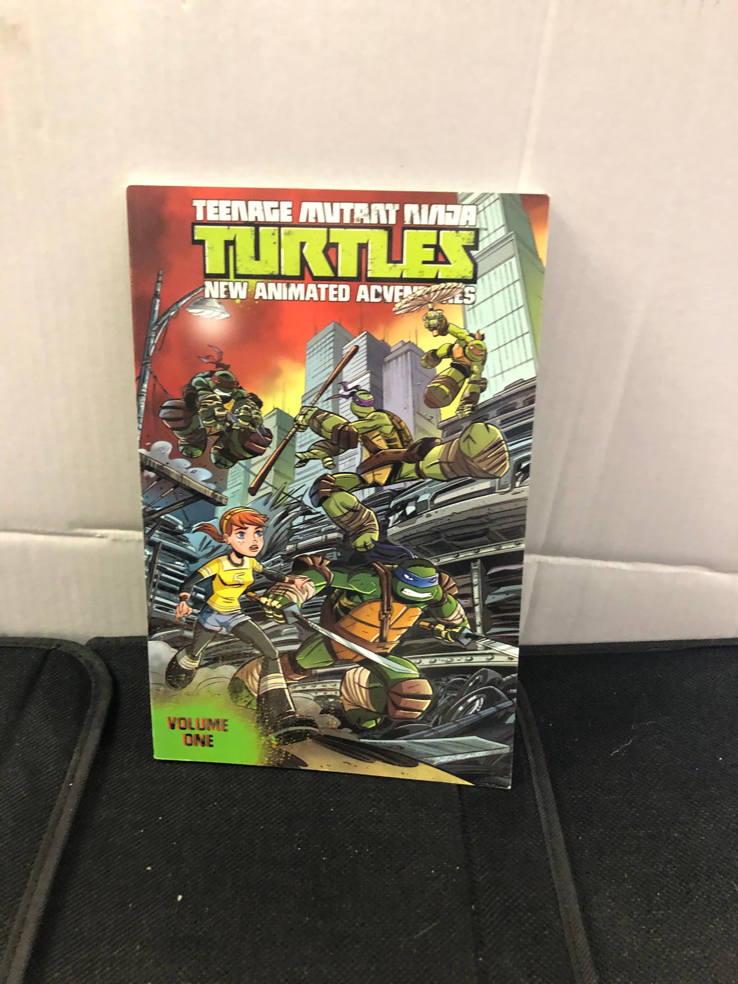 IDW PUBLISHING TEENAGE MUTANT NINJA TURTLES  NEW ANIMATED ADVENTURES VOLUME ONE SECOND PRINTING (2014)