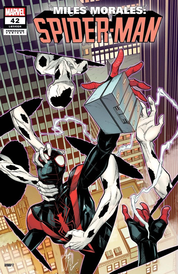 MARVEL COMICS MILES MORALES: SPIDER-MAN #42 STEFANO CASELLI FORESHADOW VARIANT