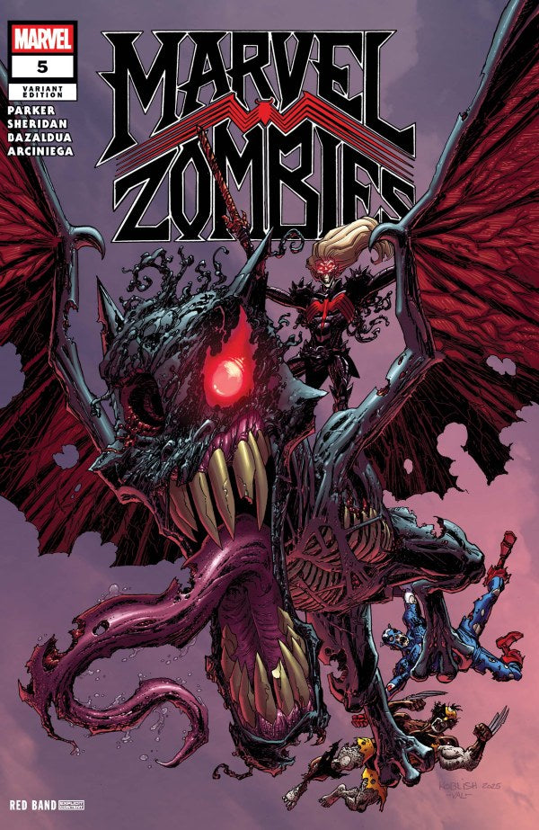 MARVEL COMICS MARVEL ZOMBIES: RED BAND #5 SCOTT KOBLISH RETRO ZOMBIE VARIANT [POLYBAGGED]