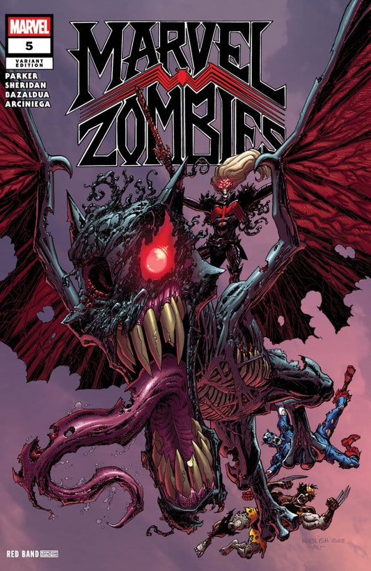 MARVEL COMICS MARVEL ZOMBIES: RED BAND #5 SCOTT KOBLISH RETRO ZOMBIE VARIANT [POLYBAGGED]