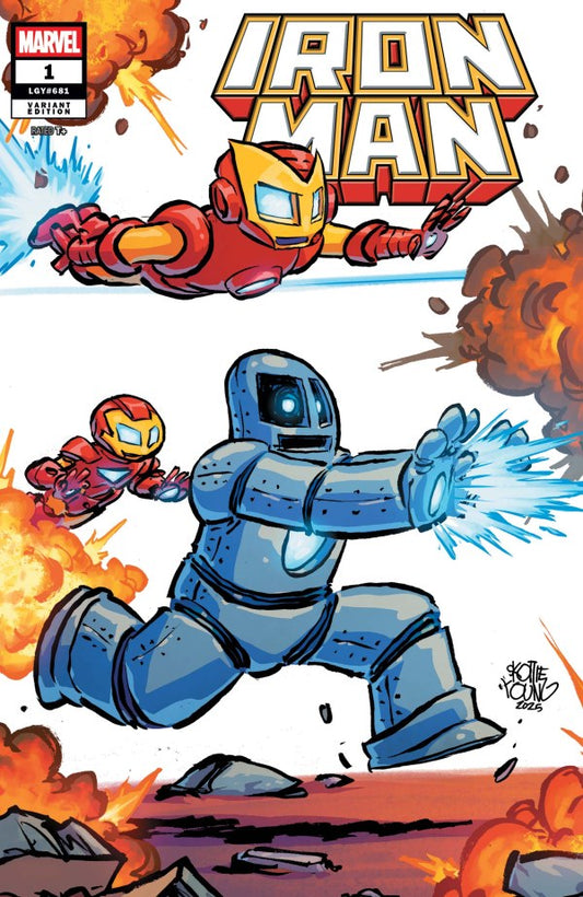 IRON MAN #1 SKOTTIE YOUNG 4-PART CONNECTING VARIANT