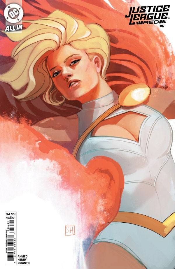 DC COMICS JUSTICE LEAGUE RED #6 (OF 6) CVR B STEPHANIE HANS CARD STOCK VAR