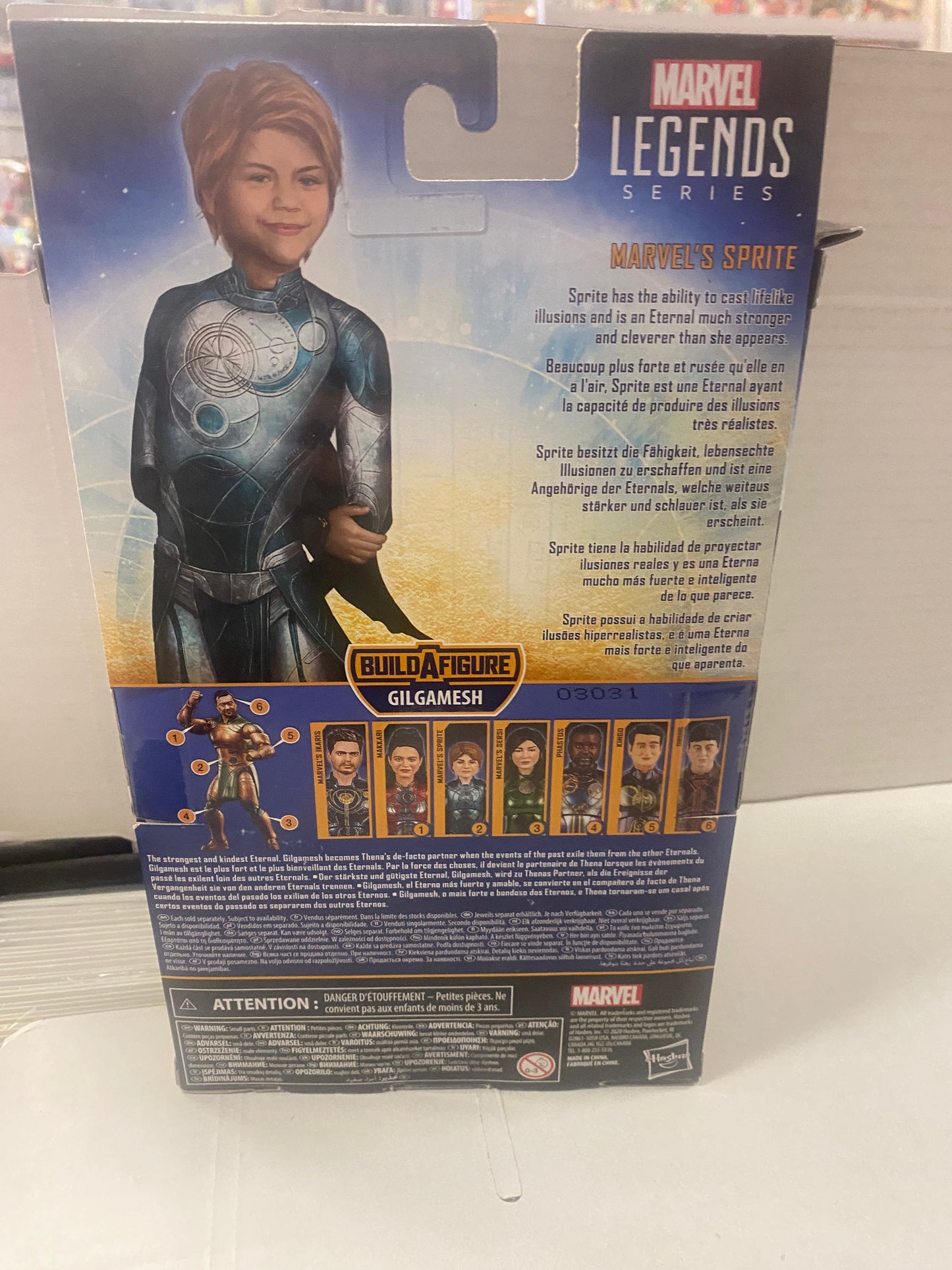 MARVEL LEGENDS ETERNALS MARVELS SPRITE PRE OWNED MISSING BUILD A FIGURE PIECE