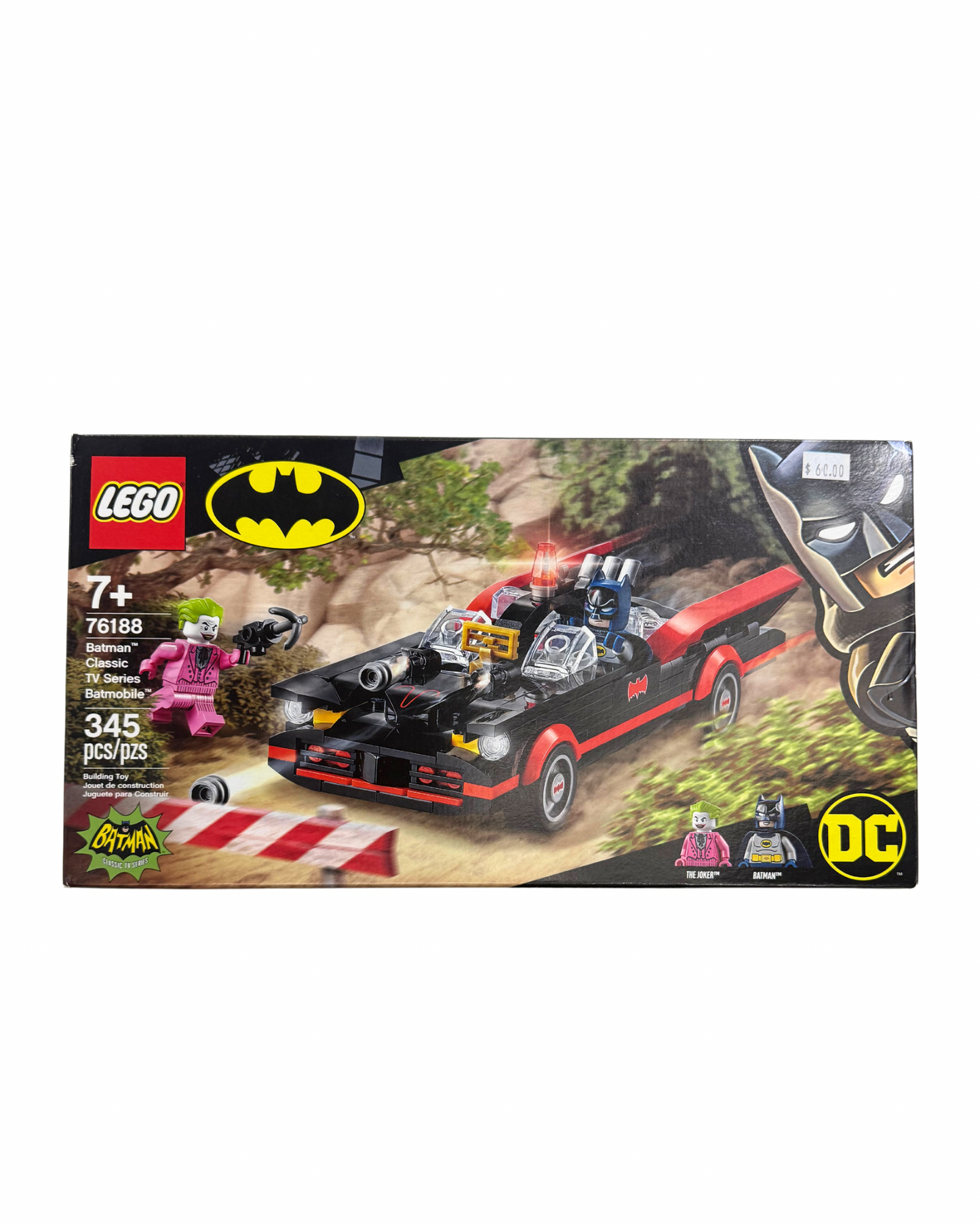 LEGO SET # 76188 BATMAN CLASSIC TV SERIES BATMOBILE 345 PCS PIECES LEGO BUILDING TOY