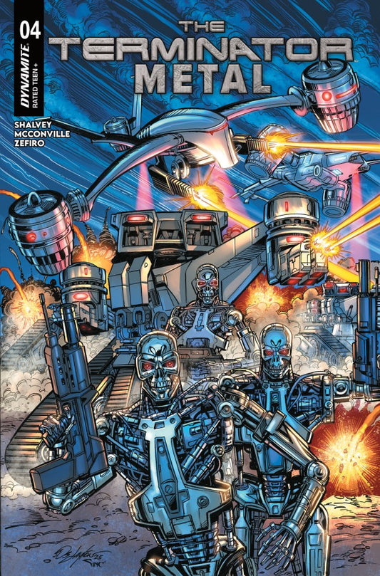 DYNAMITE COMICS TERMINATOR METAL #4 CVR B BOB LAYTON VAR