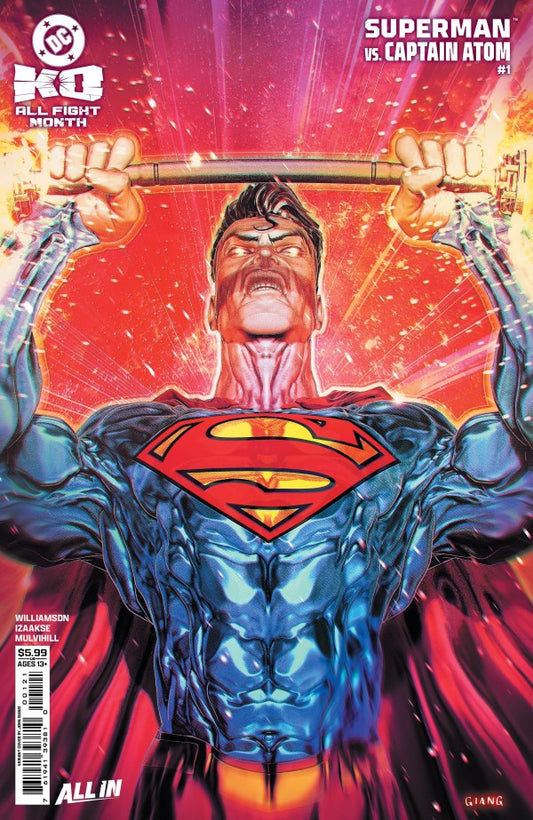 DC COMICS DC K.O. SUPERMAN VS CAPTAIN ATOM #1 (ONE SHOT) CVR B JOHN GIANG CARD STOCK VAR