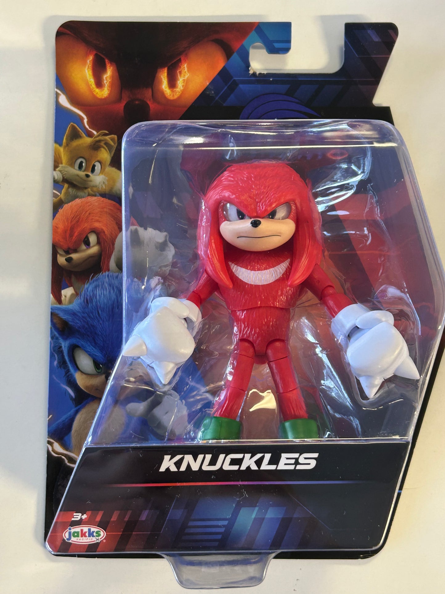 JAKKS PACIFIC SONIC THE HEDGEHOG 3 MOVIE KNUCKLES 6”FIGURE NEW IN NEAR MINT BOX