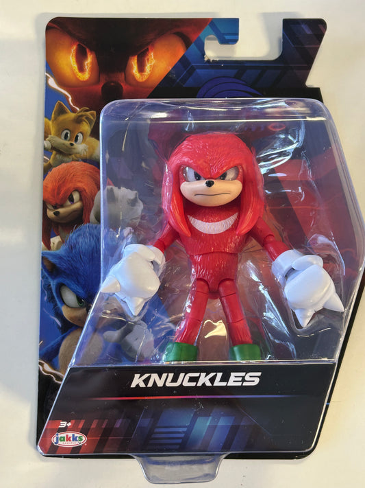 JAKKS PACIFIC SONIC THE HEDGEHOG 3 MOVIE KNUCKLES 6”FIGURE NEW IN NEAR MINT BOX