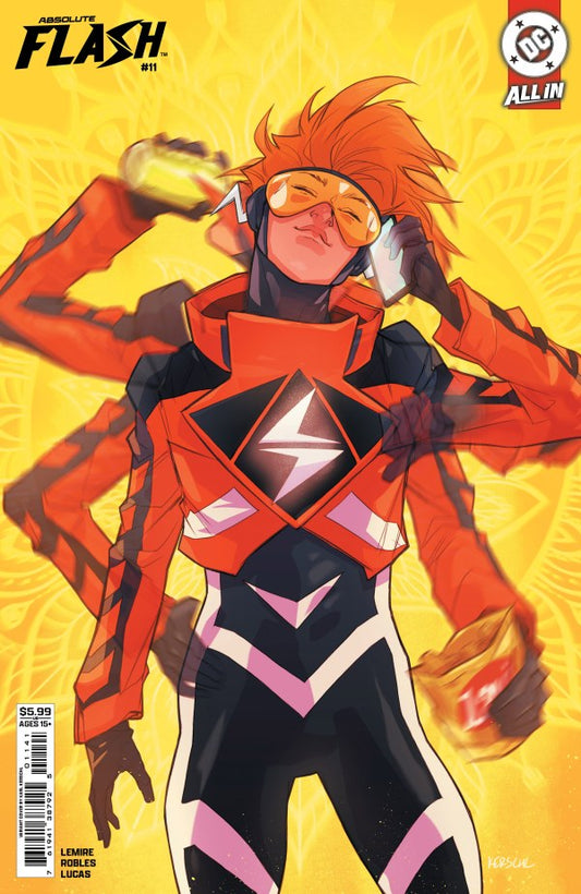 DC OMICS ABSOLUTE FLASH #11 CVR D KARL KERSCHL CARD STOCK VAR