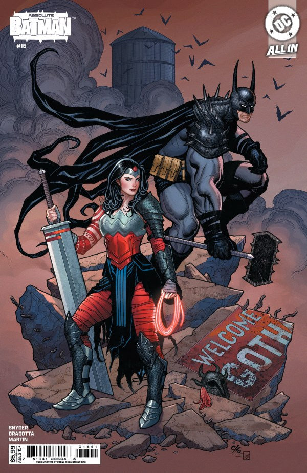 DC COMICS ABSOLUTE BATMAN #16 CVR D FRANK CHO CARD STOCK VAR