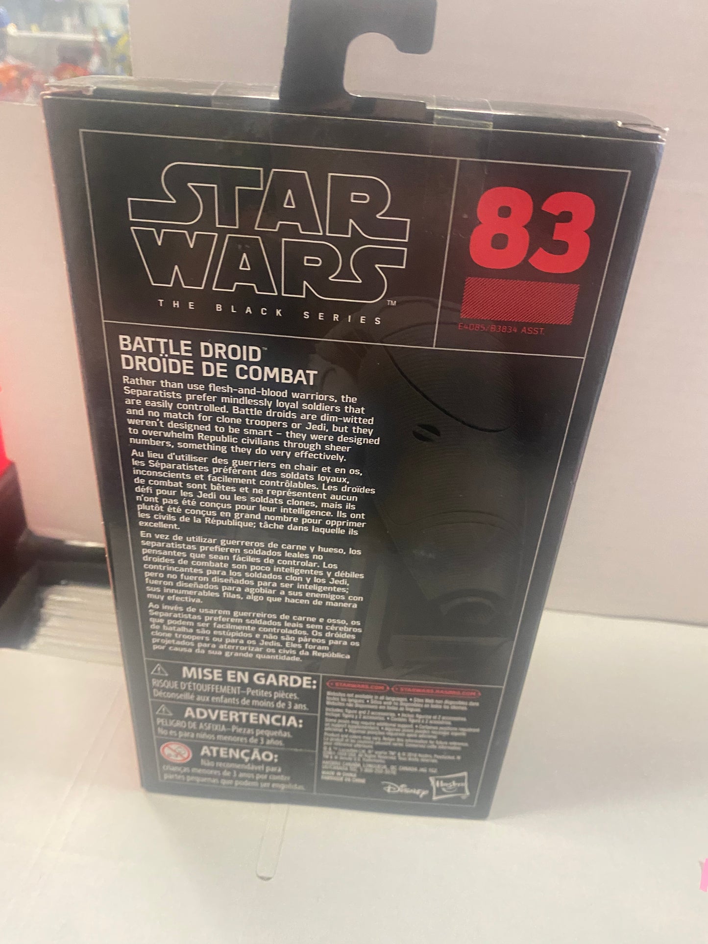 HASBRO STAR WARS THE BLACK SERIES BATTLE DROID (2018)
