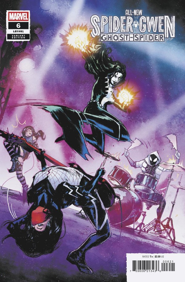 MARVEL COMICS ALL-NEW SPIDER-GWEN: THE GHOST-SPIDER #6 ZULEMA SCOTTO VARIANT