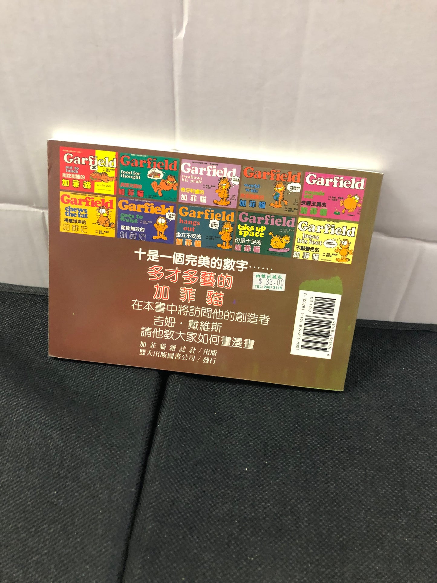 PAWS GARFIELD ROLLS ON (1999) CHINESE LANGUAGE