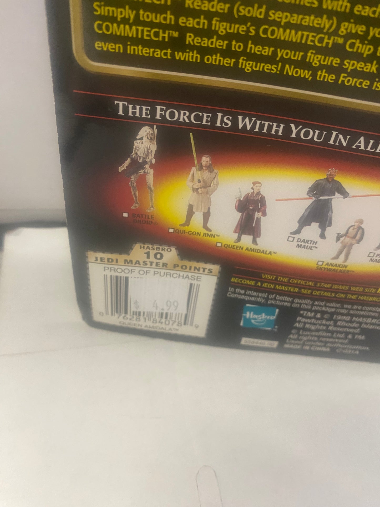 HASBRO STAR WARS EPISODE 1 QUEEN AMIDALA NABOO WITH BLASTER PISTOLS (1998)