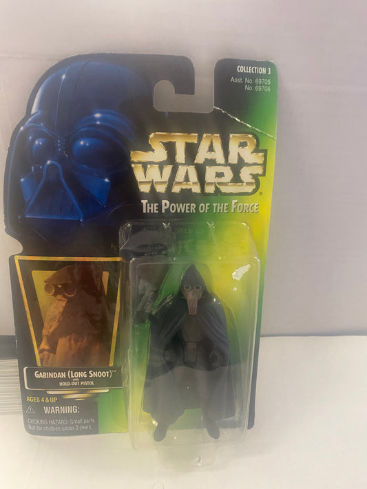 KENNER STAR WARS THE POWER OF THE FORCE GARDINDAN LONG SNOOT (1997)