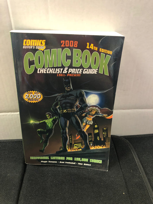 KRAUSE PUBLICATIONS COMIC BUYERS GUIDE  14TH EDITION 2008 COMICBOOK Checklist& PRICE GUIDE (2007)